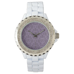 Reloj De Pulsera Papel pintado púrpura de lujo