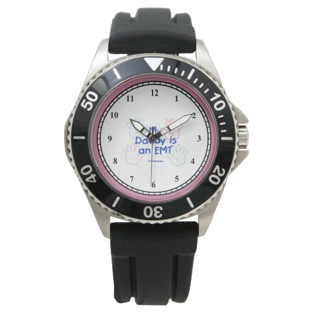 Reloj De Pulsera Papi EMT manos (Anverso)