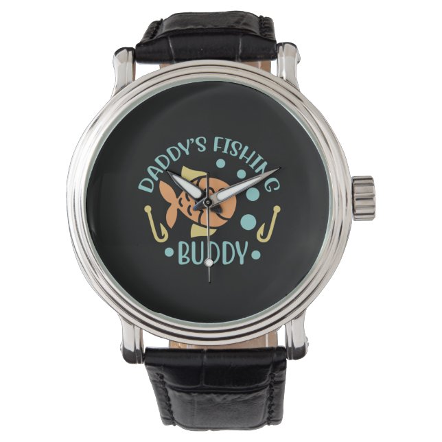 Reloj De Pulsera Papi pescando amigos (Anverso)