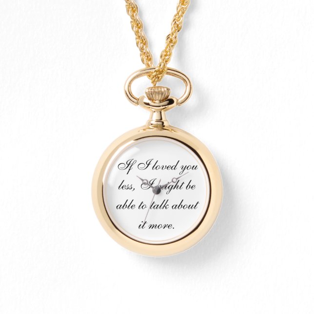 Reloj De Pulsera Para aquellos de sentimientos profundos que expres (Anverso)