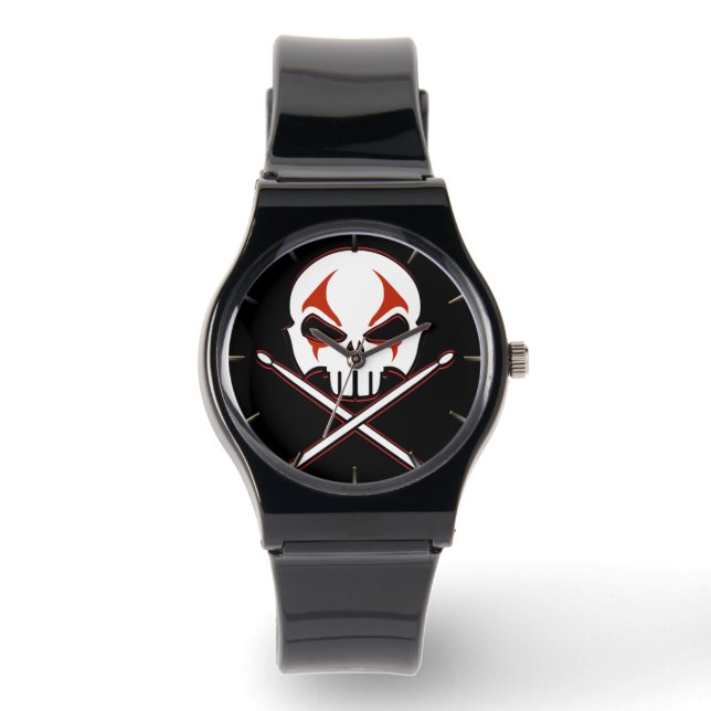 Reloj de pulsera para baterista de Heavy Metal Roc (Anverso)