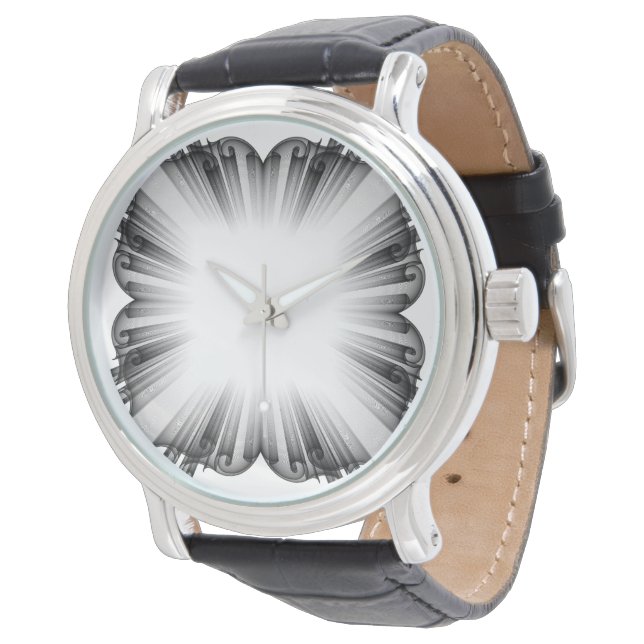 Reloj de pulsera para hombres con pétalos geométri (Angular)