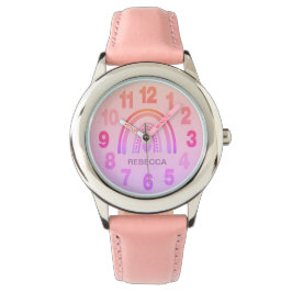 Reloj de pulsera para niñas personalizado - Corazó