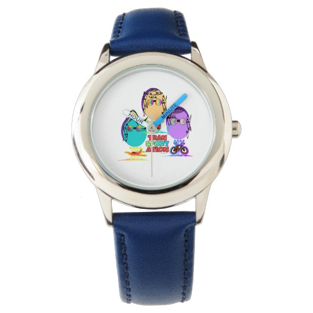 Reloj de pulsera para niños de transporte (Anverso)