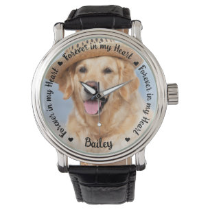 Reloj De Pulsera Para Siempre En Mi Mascota De Corazón Foto Perro E
