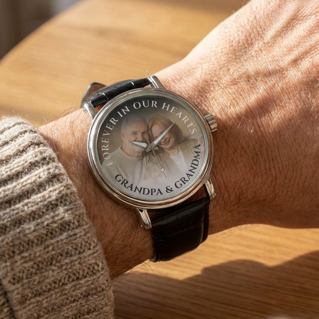 Reloj De Pulsera Para Siempre En Nuestro Corazón | Memorial fotográ (Subido por el creador)