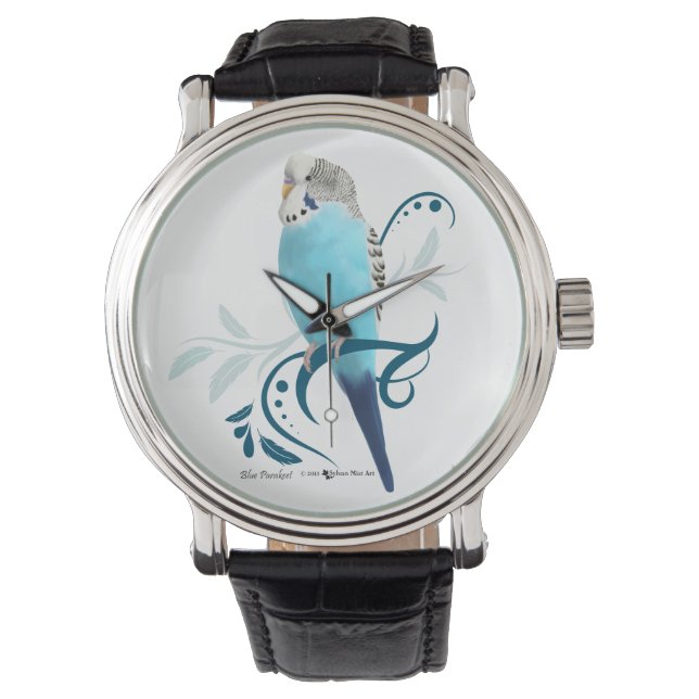 Reloj De Pulsera Paracaídas azul (Anverso)