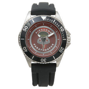 Reloj De Pulsera Paracaidista Aerotransportado