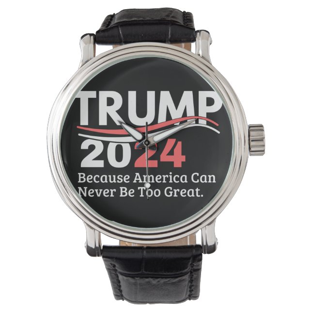 Reloj De Pulsera parachoque de trump 2024 (Anverso)