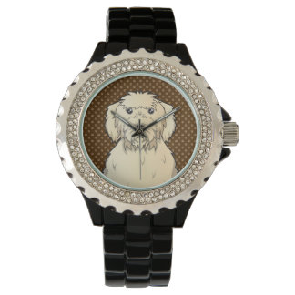 Reloj De Pulsera Paradas Personalizados de perros de Labradoodle