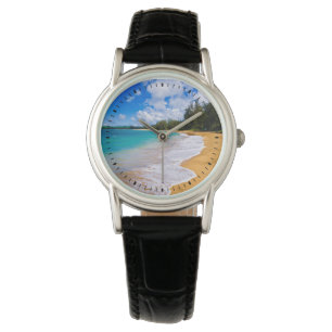 Reloj De Pulsera Paraíso de playa tropical, Hawái