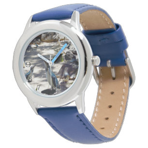 Reloj De Pulsera Paraíso Pingüino de Hadas Adorables,