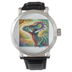 Reloj De Pulsera Parasaurolophus in Tranquil Hues 200824AREF106 - W
