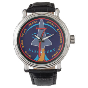 Reloj De Pulsera Parche de la misión STS-95 del transbordador espac