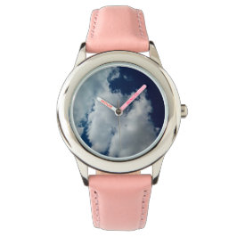 Reloj De Pulsera Parche grande de nubes