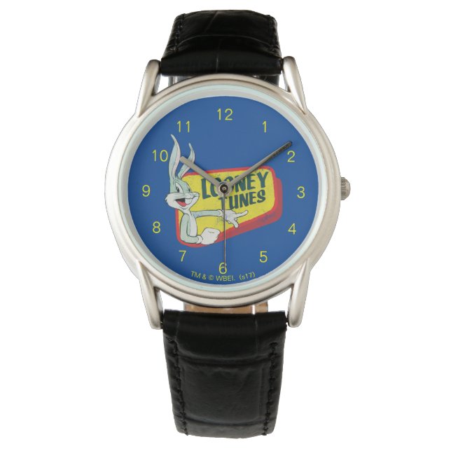 Reloj De Pulsera Parche retro BUGS BUNNY™ LOONEY TUNES™ (Anverso)