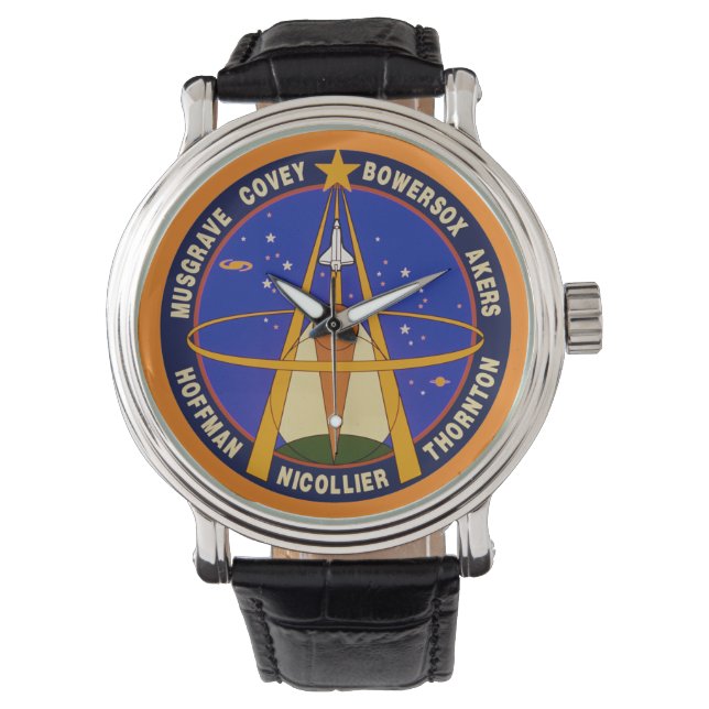 Reloj De Pulsera Parche Sts-61-Mission (Anverso)
