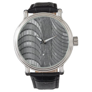 Reloj De Pulsera Pared de cortina de acero y de cristal de moderno
