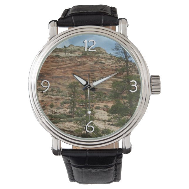 Reloj De Pulsera Paredes de rock en el Parque Nacional de Zion (Anverso)