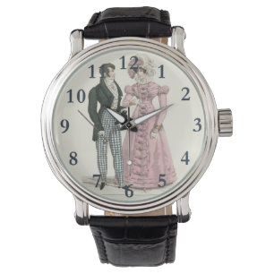 Reloj De Pulsera Pareja Boda Antigua 1823 Hombre Mujer Moda