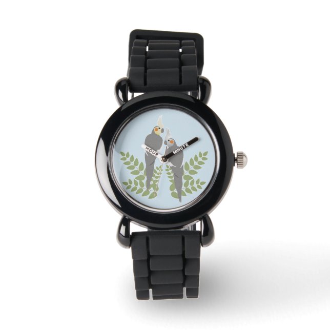Reloj De Pulsera Pareja Cockatiel (Anverso)