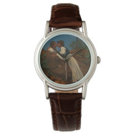 Reloj De Pulsera Pareja de besos (The Kiss) (por von Pettenkofen)