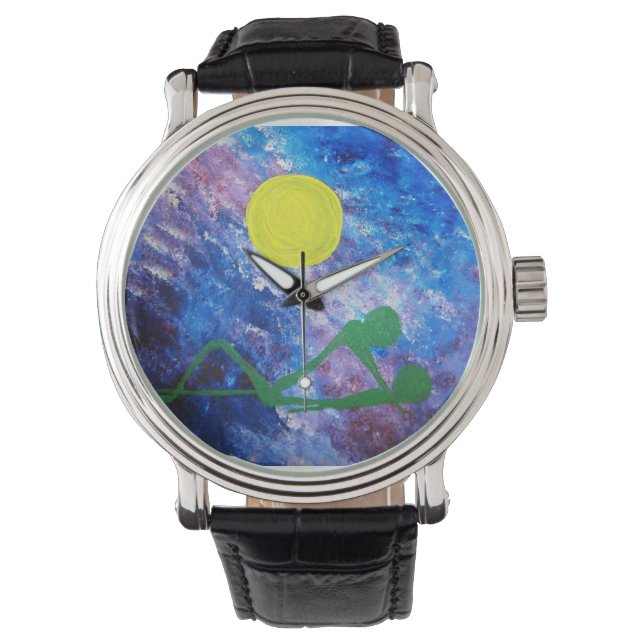 Reloj de pulsera pareja de enamorados (Anverso)