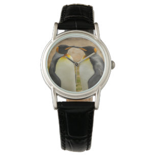 Reloj De Pulsera Pareja de pingüinos rey, Malvinas
