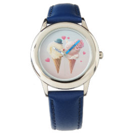 Reloj De Pulsera Pareja helada - amor al primer ladrillo