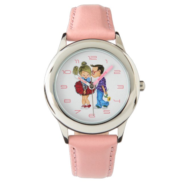 Reloj De Pulsera Pareja Ver Amor - Te Amo (Anverso)