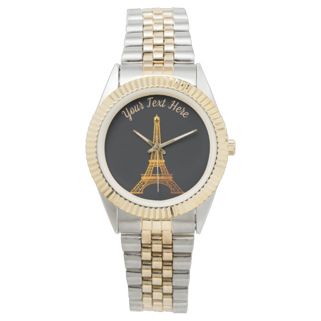 Reloj De Pulsera París: La Tour Eiffel (Anverso)