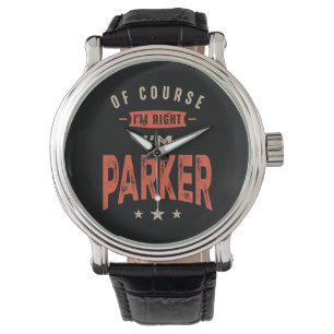 Reloj De Pulsera Parker Nombre Funny Cumpleaños Personalizado Parke