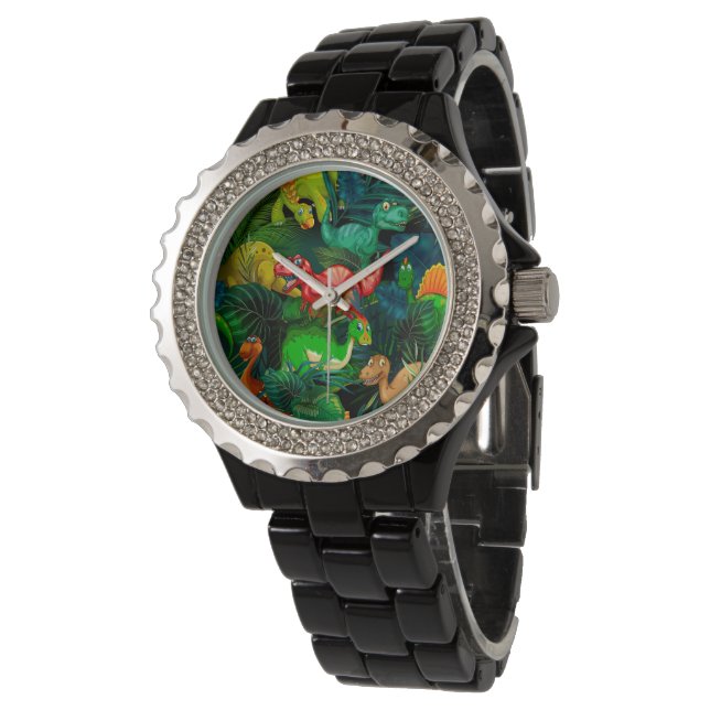 Reloj De Pulsera Parque Dinosaur (Angular)
