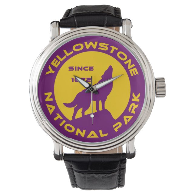 Reloj De Pulsera Parque nacional Yellowstone (Anverso)