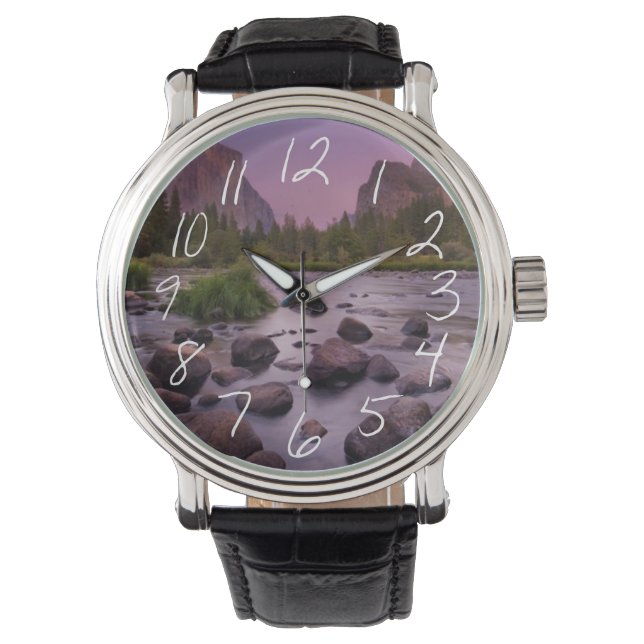 Reloj De Pulsera Parque nacional Yosemite en Dusk (Anverso)