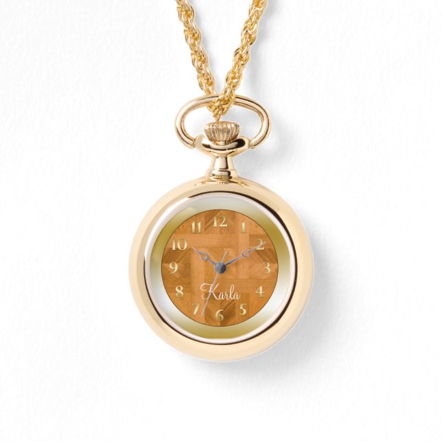 Reloj De Pulsera Parquet personalizado (Anverso)