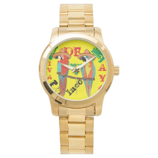 RELOJ DE PULSERA PARROS (Anverso)