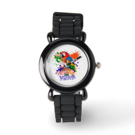 Reloj De Pulsera Parrots are colorful
