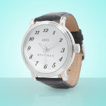 Reloj De Pulsera Partido Británico Mejor Hombre Groomsmen Boda Watc<br><div class="desc">Nada mejor que conseguir un reloj personalizado como agradecimiento por hacer un gran trabajo en tu día de boda.</div>