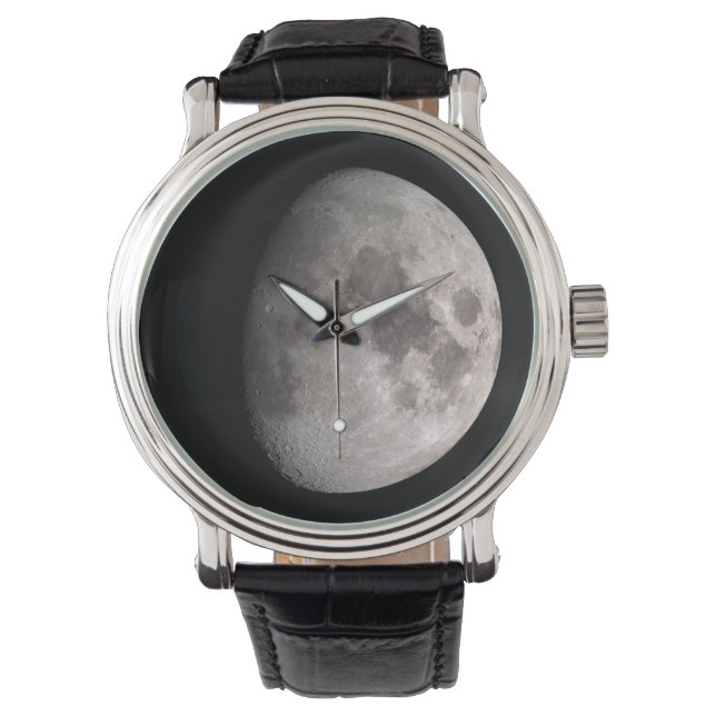 Reloj De Pulsera Pasar la luna gibbbous divertida en el Día del Pad (Anverso)