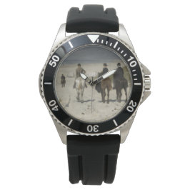 Reloj De Pulsera Paseo a caballo por la playa (por Anton Mauve)