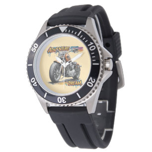 Reloj De Pulsera Paseo de Ensueño de Aventura – Motocicleta Chopper