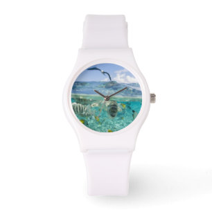 Reloj De Pulsera Paseo por la laguna con Stingrays