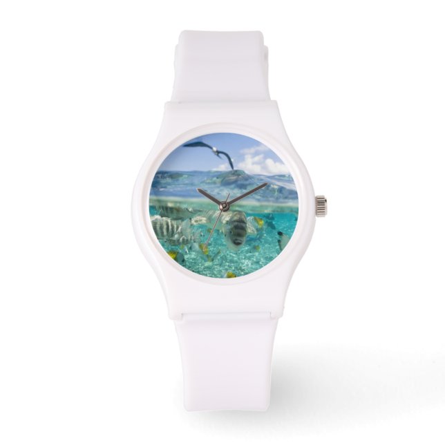 Reloj De Pulsera Paseo por la laguna con Stingrays (Anverso)