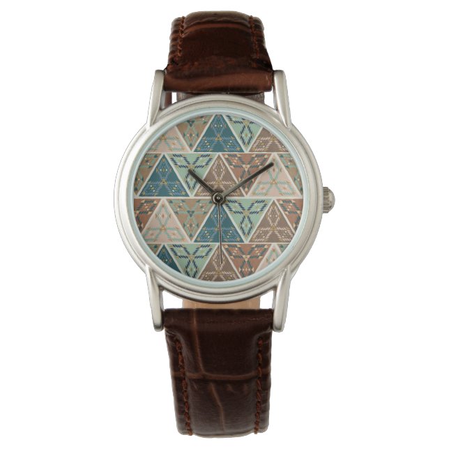 Reloj De Pulsera Paso Geo al aire libre | Patrón geométrico (Anverso)