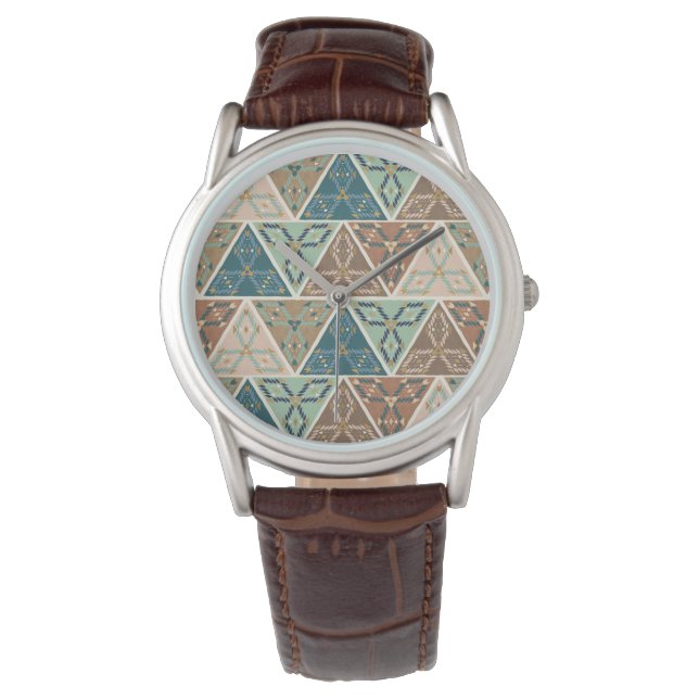 Reloj De Pulsera Paso Geo al aire libre | Patrón geométrico (Anverso)