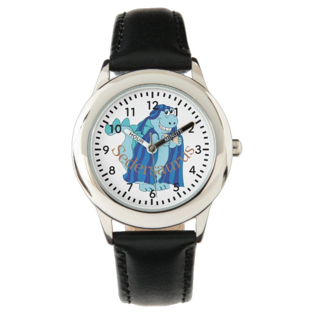 Reloj De Pulsera Passover Sedersaurus Personalize (Anverso)