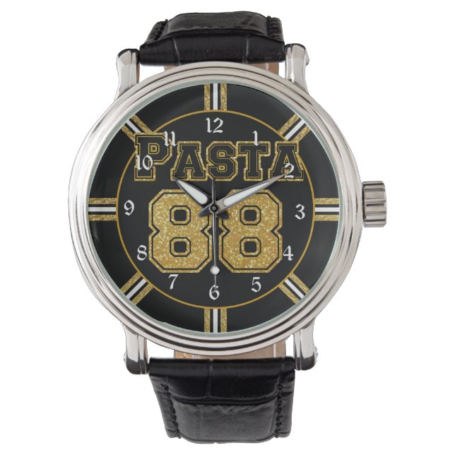 Reloj De Pulsera Pasta de hockey 88 de Boston (Anverso)