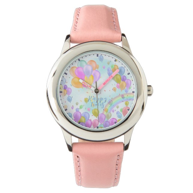 Reloj De Pulsera Pastel de globo (Anverso)