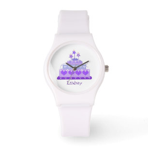 Reloj De Pulsera Pastel de princesa con nombre